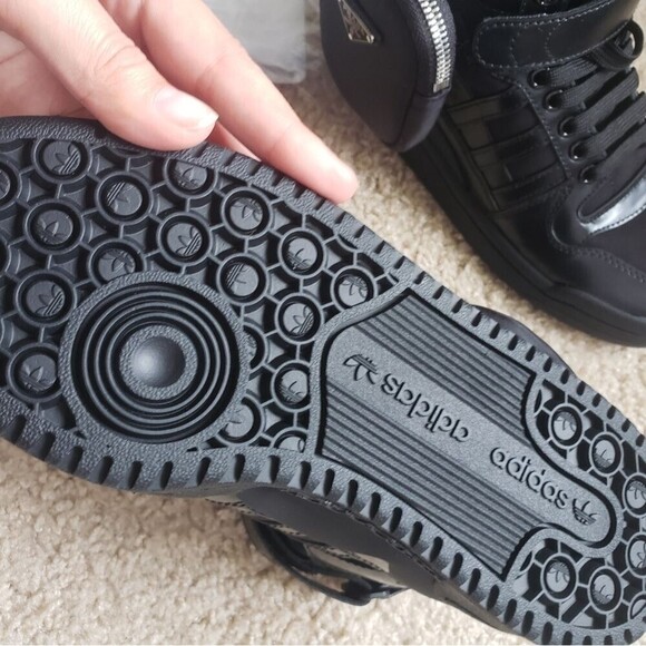 Adidas for PRADA Re-nylon Forum High top Black Sneakers UNISEX NWT Limit… - Picture 16 of 16